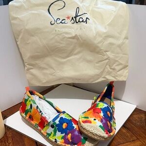 Sea Star Women's Floral Espadrille Sandals